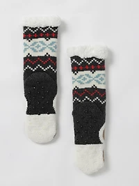 Women's Nordic Owl Slipper Sock