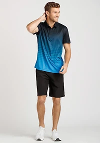 Men's Athletic Ombre Polo Shirt