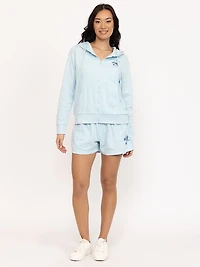 Women's Stitch Zip Up Hoodie