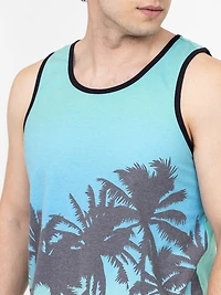Men's Palm Tree Sublimation Tank