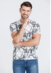 Men's Everyday Marble Print Tee