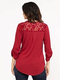 Women's Half Zip Blouse