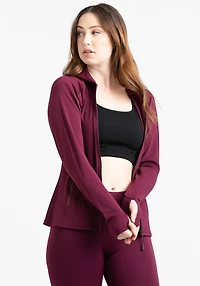 WOMEN'S ACTIVE ZIP FRONT HOODIE