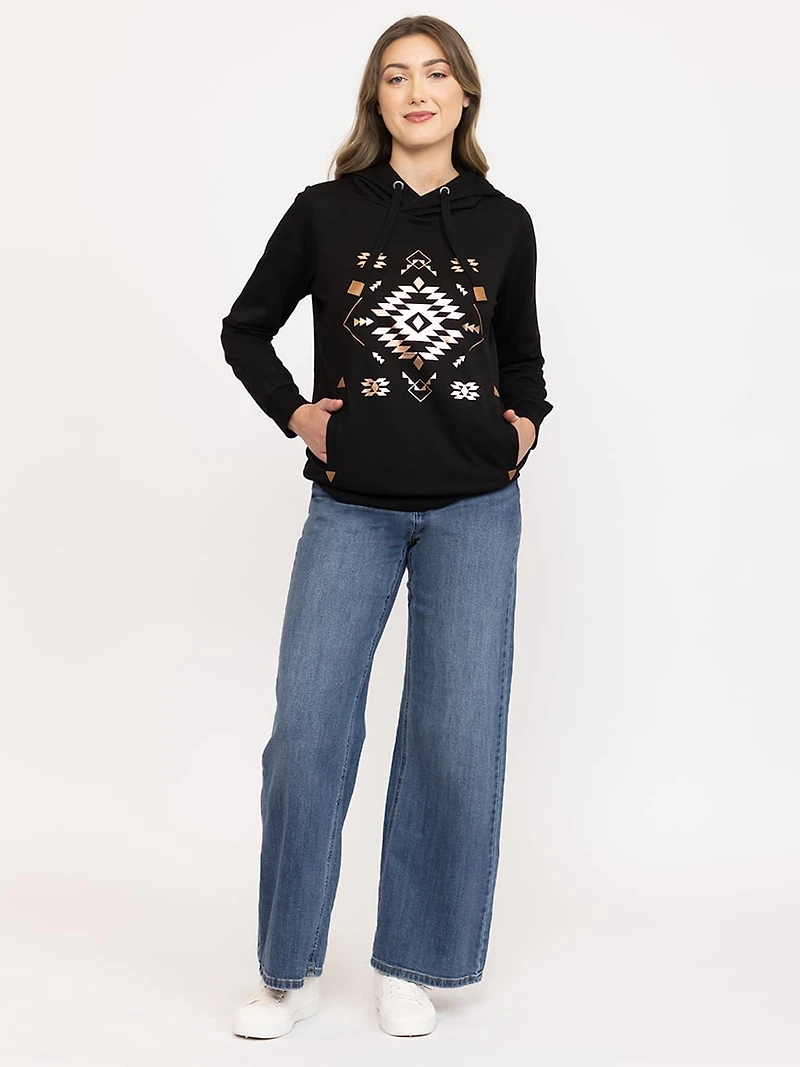 Women's Foil Geo Hoodie