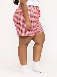 Women's Gingham Sleep Short