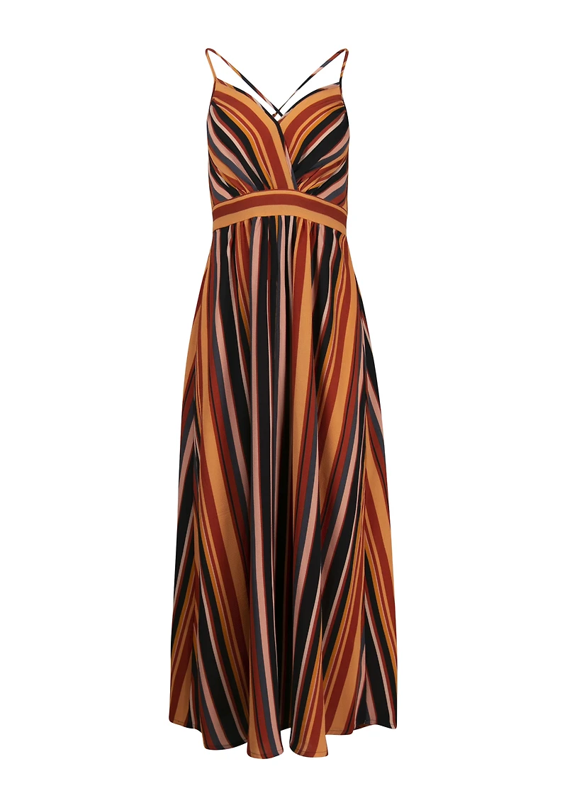 Women's Stripe Maxi Dress