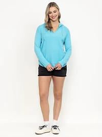 Women's Wavy Rib Hoodie