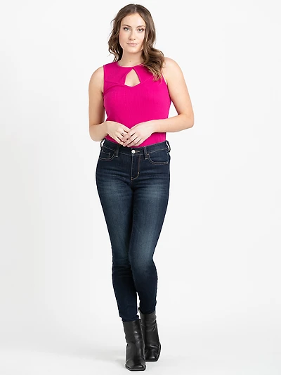 Women's Rib Cut Out Tank