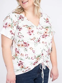 Women's Ruched Front Top