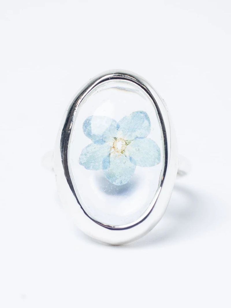 Women's Pressed Flower Ring