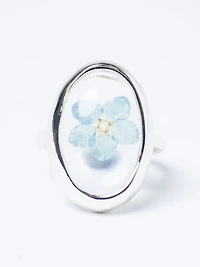 Women's Pressed Flower Ring