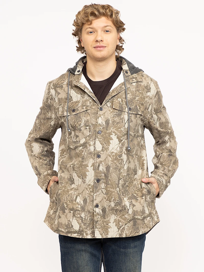 Men's Camo Shacket
