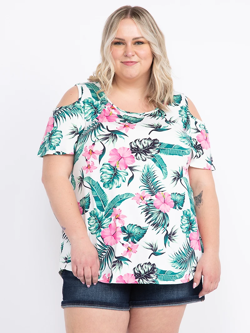 Women's Cold Shoulder Top
