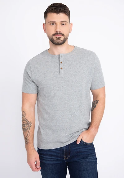 Men's Ottoman Henley Tee