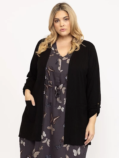 Women's Ribbed Cardigan