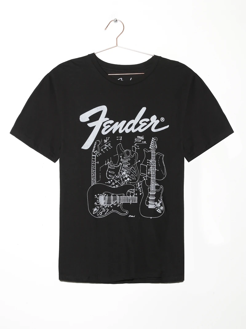 Men's Fender - Parts Diagram Tee