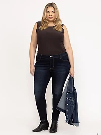 Women's Plus Dark Wash Skinny Jeans