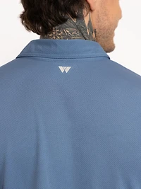 Men's Active Textured Polo Tee