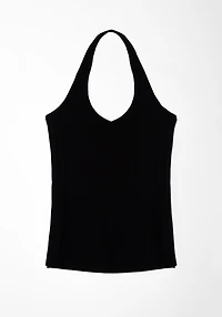 Women's Ribbed Halter Tank