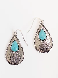 Women's Hammered Earrings