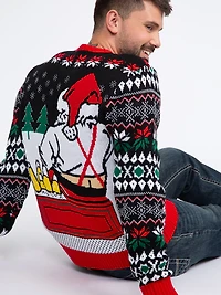 Men's Santa & Beer Sweater