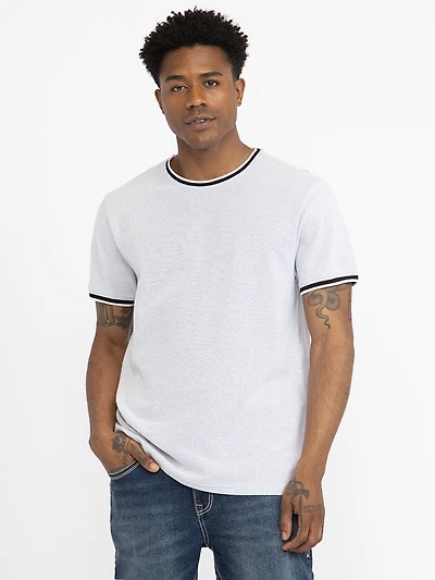 Men's Textured Knit Tee