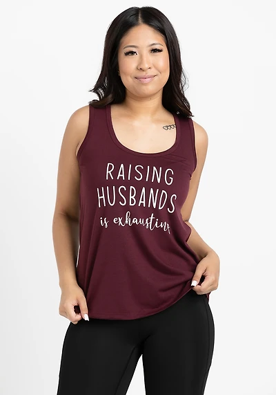 Women's Raising Husbands Scoop Neck Tank
