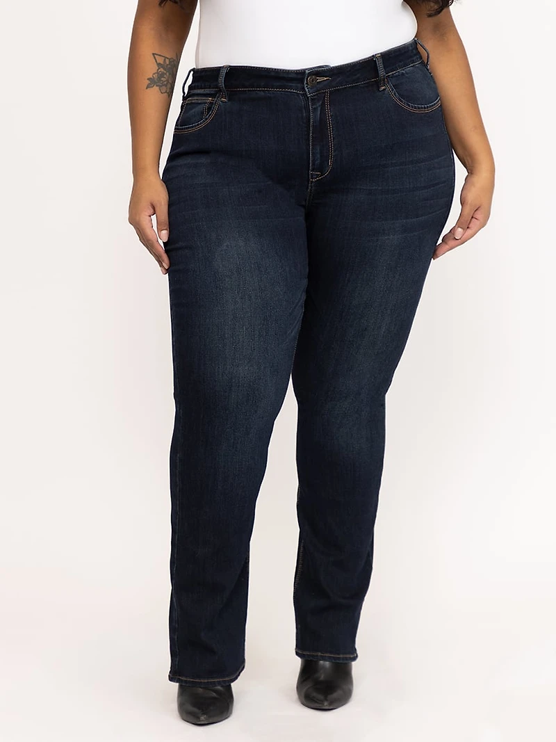 Women's Plus Baby Boot Jeans