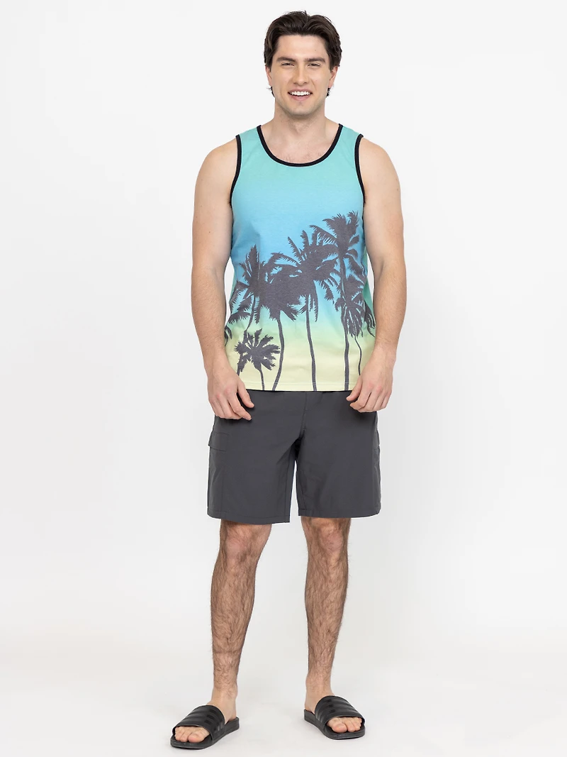 Men's Palm Tree Sublimation Tank