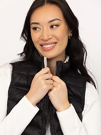 Women's Reversible Puffer Vest