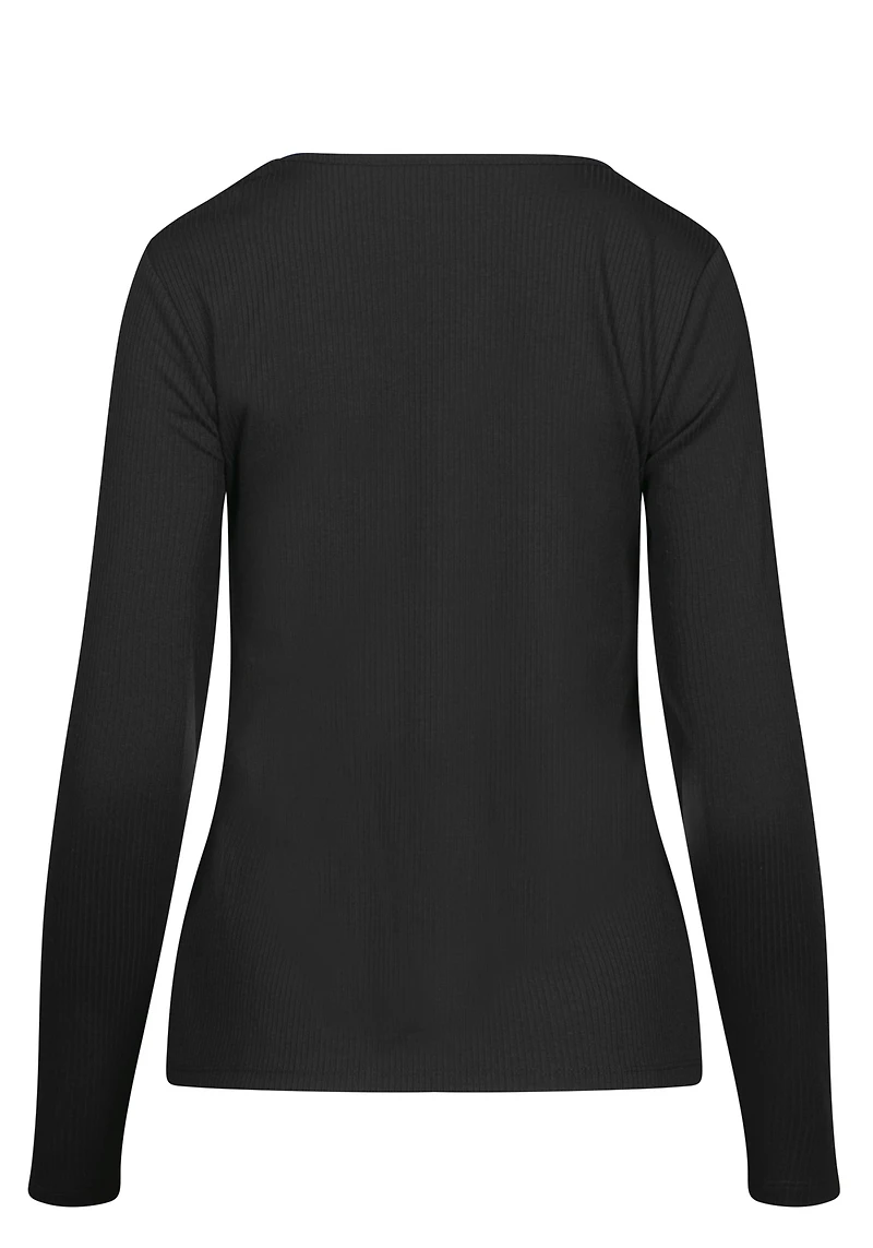 Women's Longsleeve Rib Knit Tee