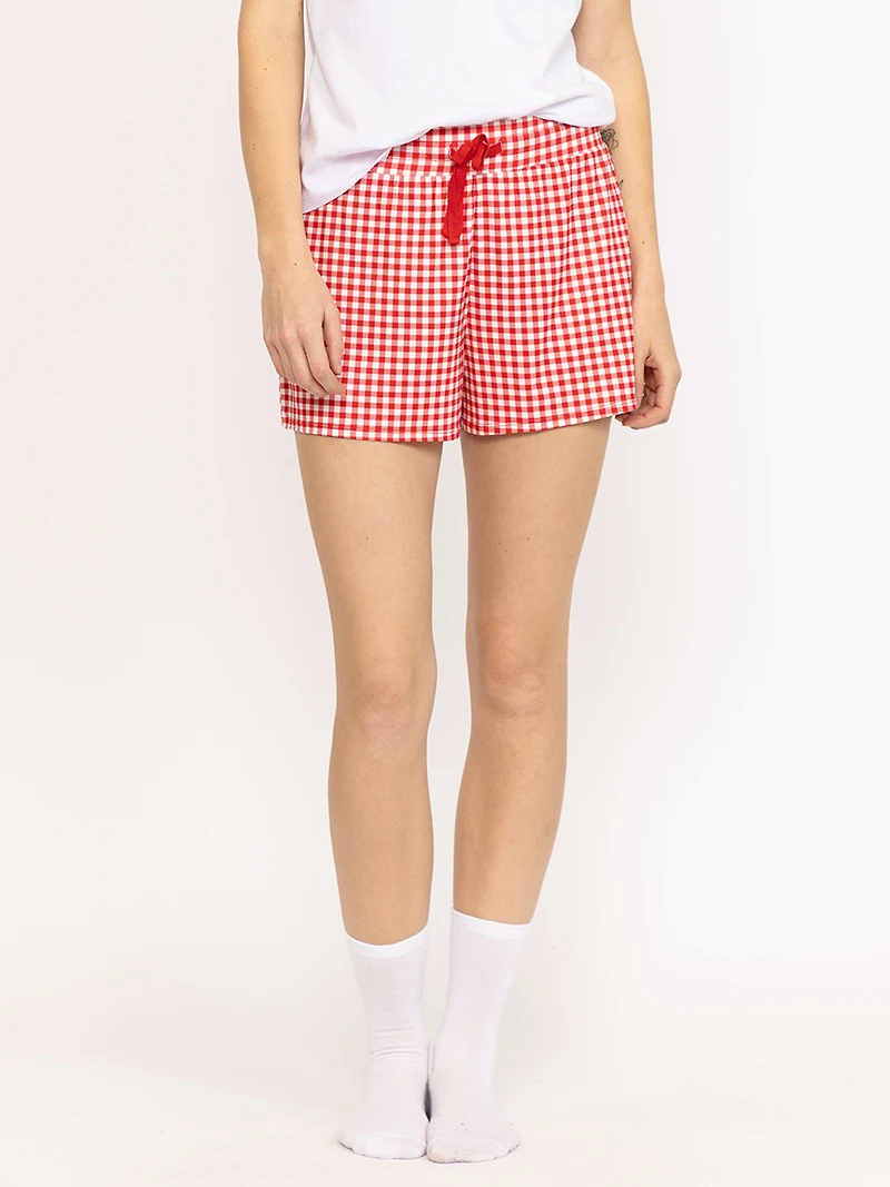 Women's Gingham Sleep Short
