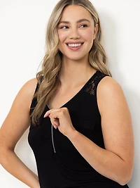 Women's Half Zip Tank