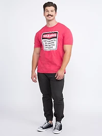 Men's Warning- Contains Facts Tee