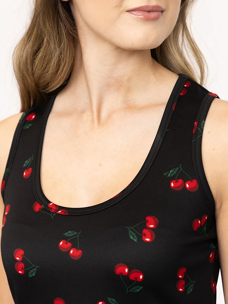 Women's Cherry Skater Dress