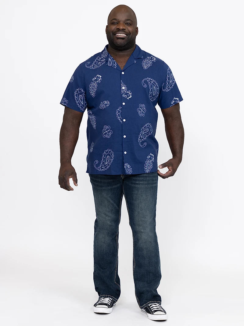 Men's GBC Paisley Resort Shirt