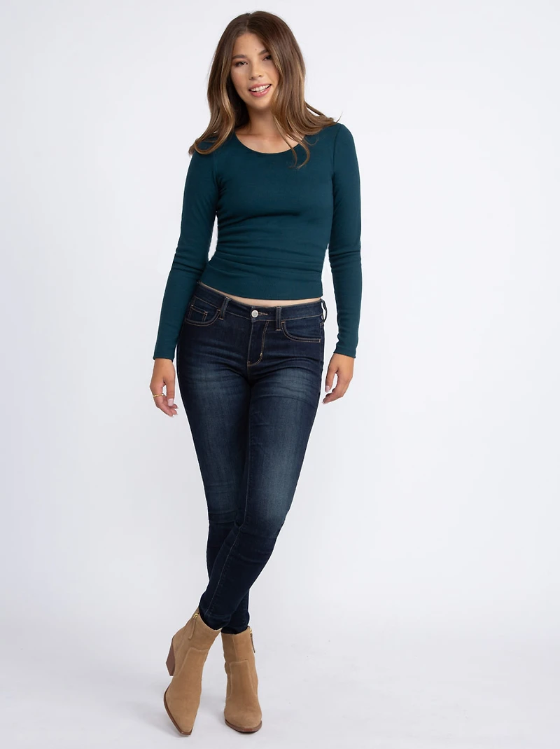 Women's Ribbed Long Sleeve Tee