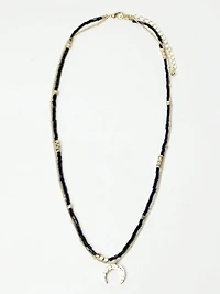 Women's Crescent Charm Necklace