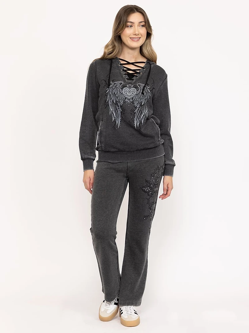 Women's Heart Wings Hoodie