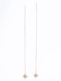 Women's Crystal Starburst Earrings