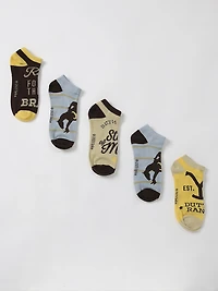 Women's 5-Pack of Yellowstone Ankle Socks