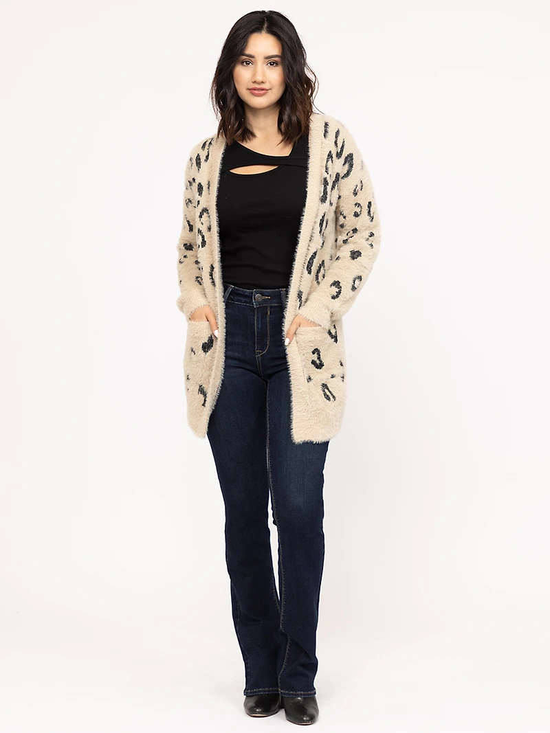 Women's Leopard Cardigan