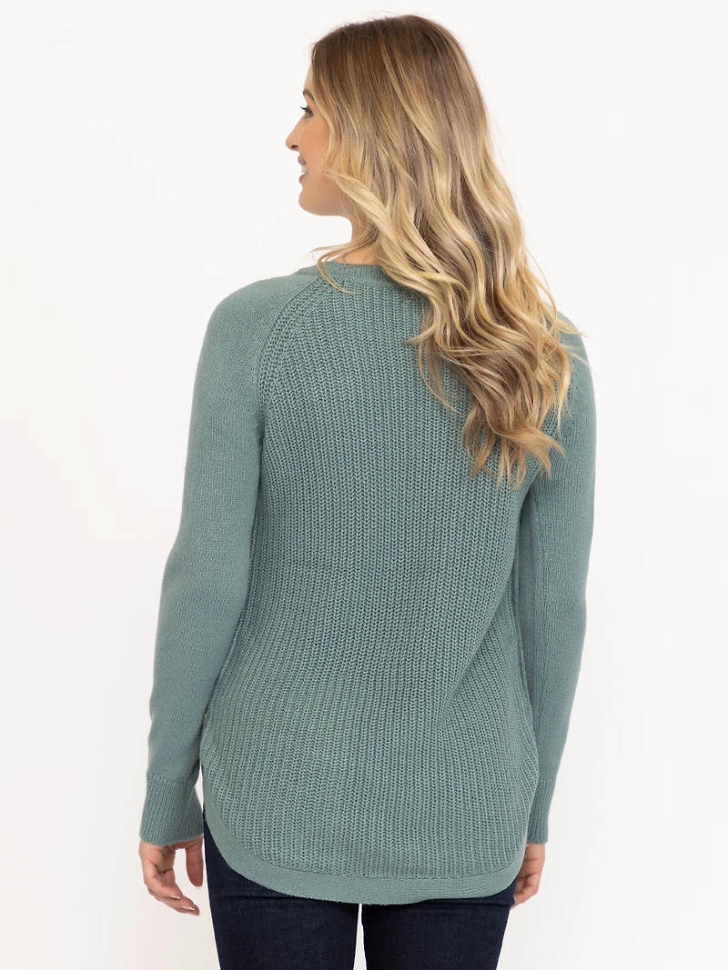 Women's Side Button Sweater