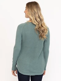 Women's Side Button Sweater