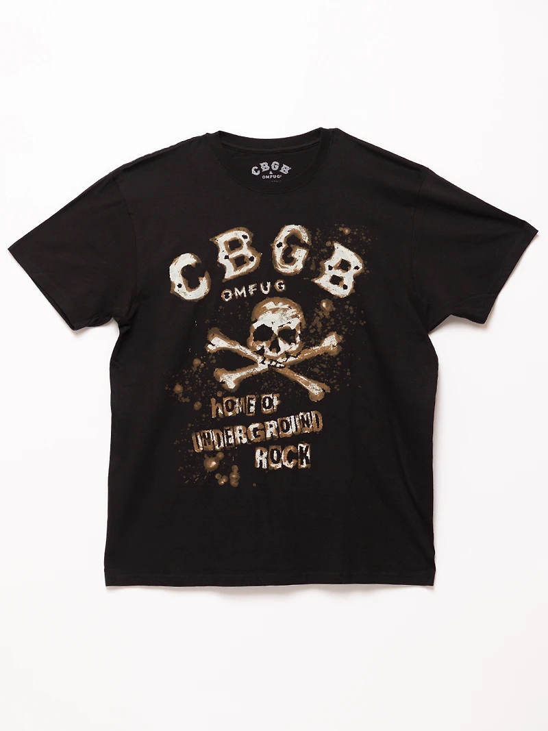 Men's CBGB Punk Skull Tee