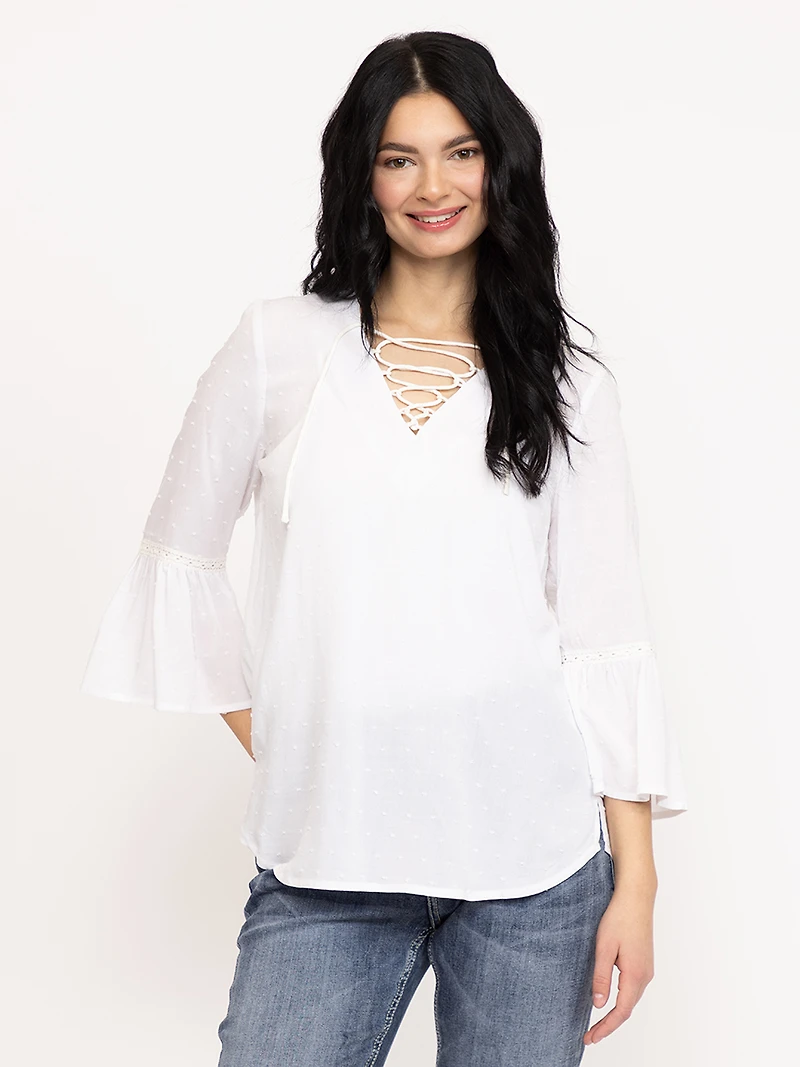 Women's Bell Sleeve Top