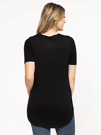 Women's Crew Neck Legging Tunic Tee