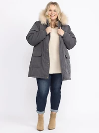 Women's Anorak with Sherpa Lining