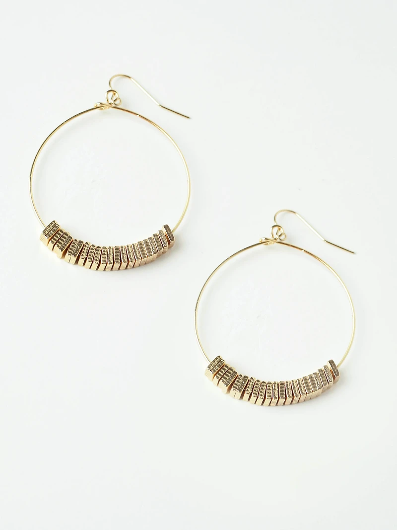 Women's Dangle Hoop Earrings