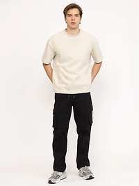 Men's Black Cargo Sneaker Pant